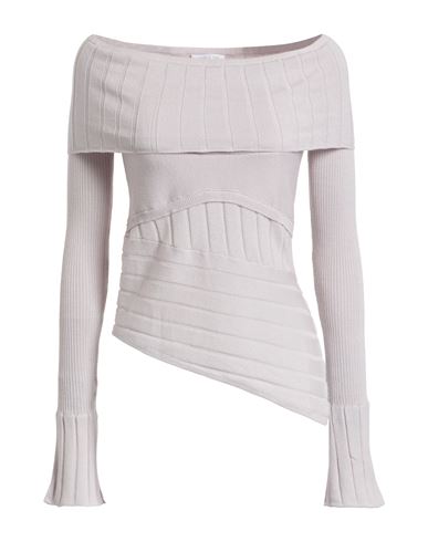 Patrizia Pepe Woman Sweater Light Grey Size 1 Acrylic, Wool In Gray