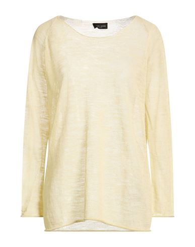 Roberto Collina Woman Sweater Pastel Yellow Size S Merino Wool In Yellow