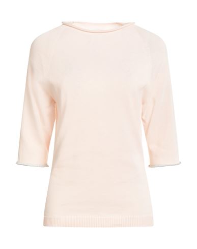 Fabiana Filippi Woman Sweater Blush Size 8 Cotton, Viscose, Polyester In Pink