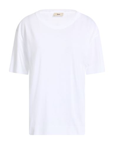 Herno Woman Sweater White Size 10 Lyocell, Cotton, Polyester In White