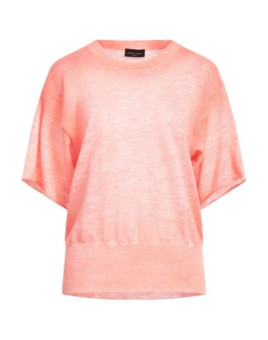 Roberto Collina Woman Sweater Coral Size L Linen, Polyester In Animal Print