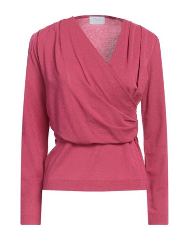 Clips More Woman Sweater Magenta Size 8 Viscose, Polyamide, Polyester, Elastane In Magenta