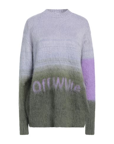 Off-white Woman Sweater Lilac Size 4 Mohair Wool, Polyamide, Wool In Multi