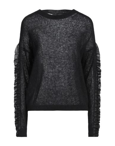 Pinko Woman Sweater Black Size L Alpaca Wool, Polyamide, Wool In Black