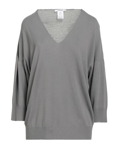 Kangra Cashmere Kangra Woman Sweater Grey Size 8 Cotton In Gray