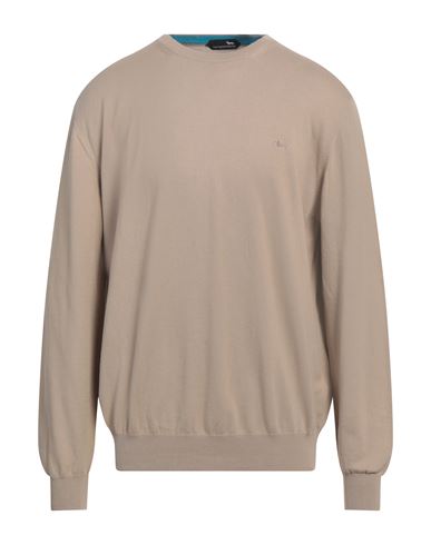 Harmont & Blaine Man Sweater Beige Size 3xl Cotton In Beige
