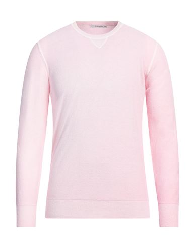 Kangra Cashmere Kangra Man Sweater Light Pink Size 40 Cotton, Polyamide In Pink