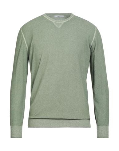 Kangra Cashmere Kangra Man Sweater Green Size 46 Cotton, Polyamide In Green