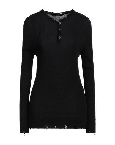 Takeshy Kurosawa Woman Sweater Black Size Xl Cotton, Acrylic