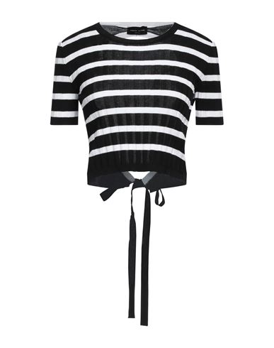 Roberto Collina Woman Sweater Black Size S Cotton