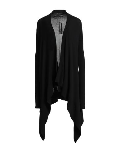 Rick Owens Woman Cardigan Black Size L Viscose, Polyester