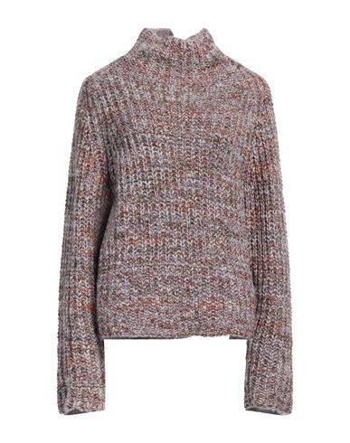 Rollkragenpullover Damen Lila S Damen