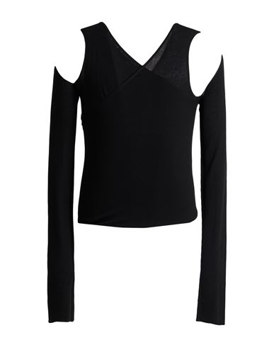 RICK OWENS RICK OWENS MAN SWEATER BLACK SIZE M VISCOSE, POLYESTER