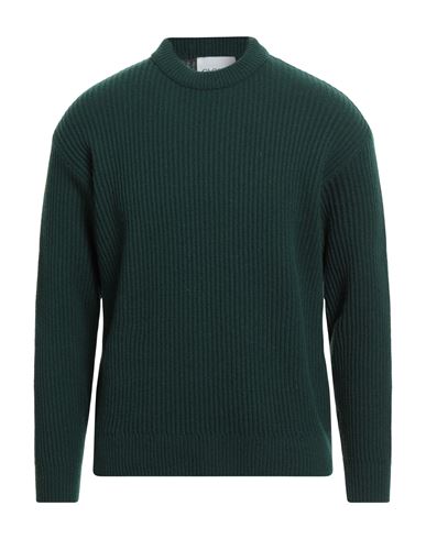 Closed Man Sweater Dark Green Size S Recycled Wool In Green