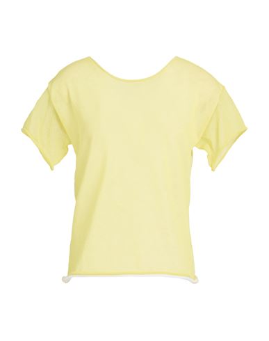 CARACTERE CARACTÈRE WOMAN SWEATER YELLOW SIZE XL COTTON, NYLON 