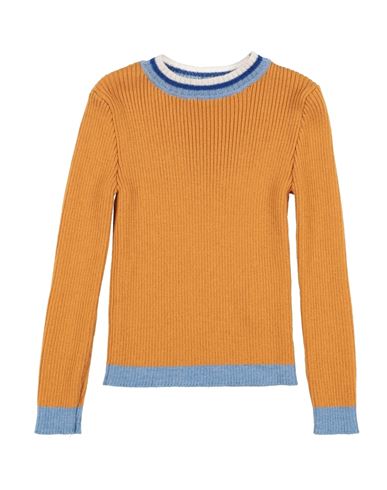 Mimisol Toddler Boy Sweater Marigold Size 6 Virgin Wool In Yellow