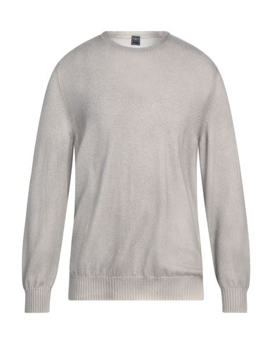 Fedeli Man Sweater Grey Size 48 Cashmere In Grey