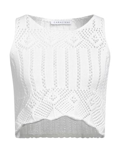 Caractere Caractère Woman Top White Size L Cotton In White
