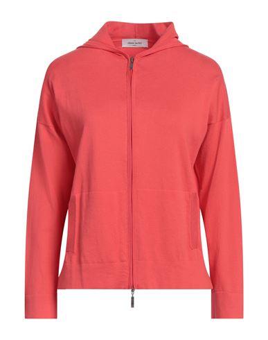 Gran Sasso Woman Sweater Coral Size 12 Cotton In Red