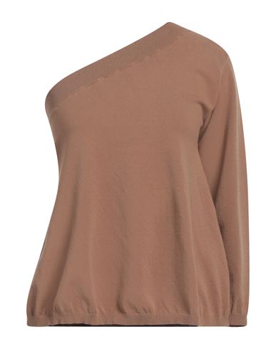 Shop Archivio B Woman Sweater Light Brown Size M Viscose, Polyester In Beige