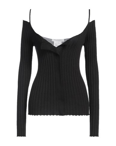 Shop Philosophy Di Lorenzo Serafini Woman Sweater Black Size 6 Lyocell, Virgin Wool