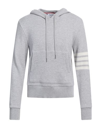 THOM BROWNE THOM BROWNE MAN SWEATER GREY SIZE 4 CASHMERE, WOOL 