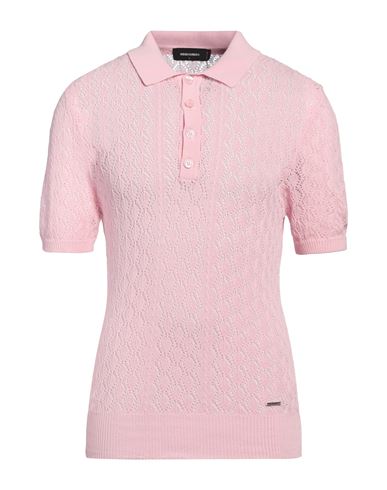 Dsquared2 Man Sweater Pink Size L Cotton In Pink