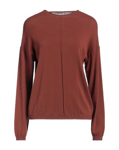 Rick Owens Woman Sweater Brown Size S Viscose, Polyester In Brown
