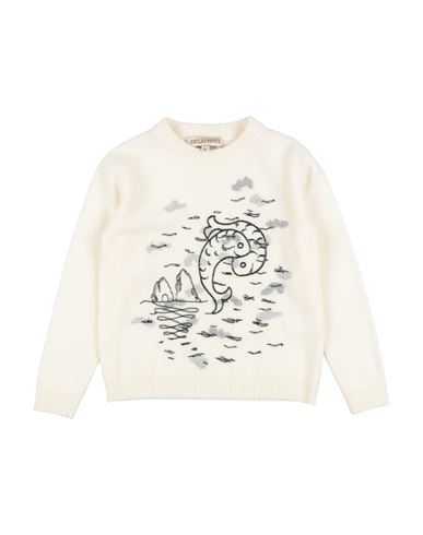 PUCCI PUCCI TODDLER BOY SWEATER IVORY SIZE 6 VIRGIN WOOL 