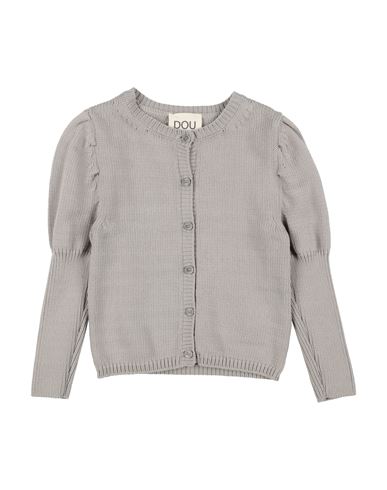 Douuod Toddler Girl Cardigan Light Grey Size 6 Cotton, Polyamide In Grey