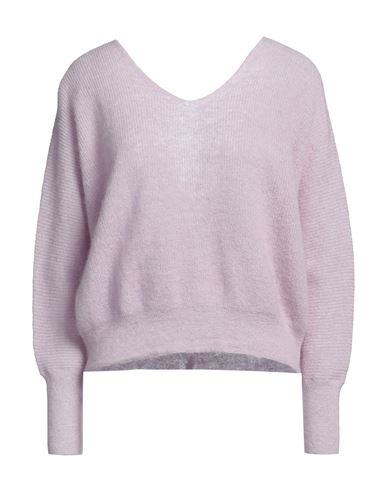 Ba&sh Ba & Sh Woman Sweater Mauve Size 2 Alpaca Wool, Polyamide In Purple