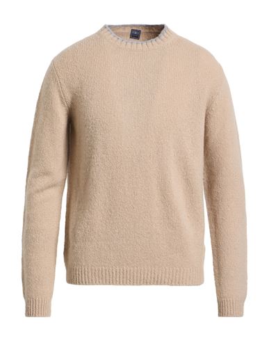 Fedeli Man Sweater Beige Size 44 Cashmere In Sand