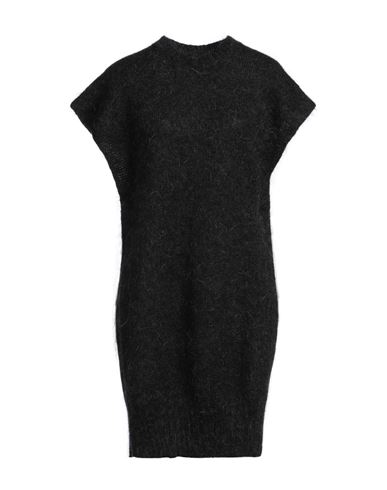 Alpha Studio Woman Mini Dress Charcoal Size L Mohair Wool, Polyamide In Grey