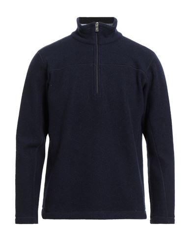 Fedeli Man Turtleneck Midnight Blue Size Xl Cashmere
