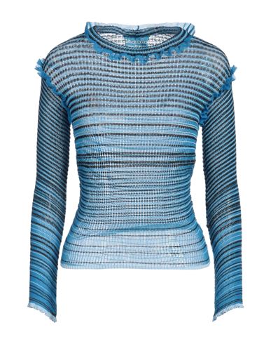 Nadia Wire Woman Sweater Deep Teal Size 1 Polyester, Metallic Polyester, Nylon In Green