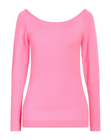 Seventy Venezia Woman Sweater Pink Size L Virgin Wool, Polyester In Pink