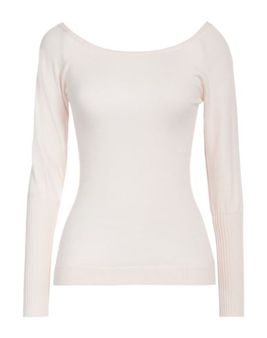 Seventy Venezia Woman Sweater Blush Size S Virgin Wool, Polyester In Pink