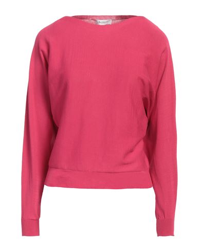 Arovescio Woman Sweater Fuchsia Size 8 Cotton In Pink