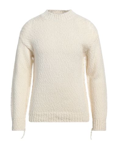 ATOMOFACTORY ATOMOFACTORY MAN SWEATER IVORY SIZE M VIRGIN WOOL, POLYAMIDE, WOOL 