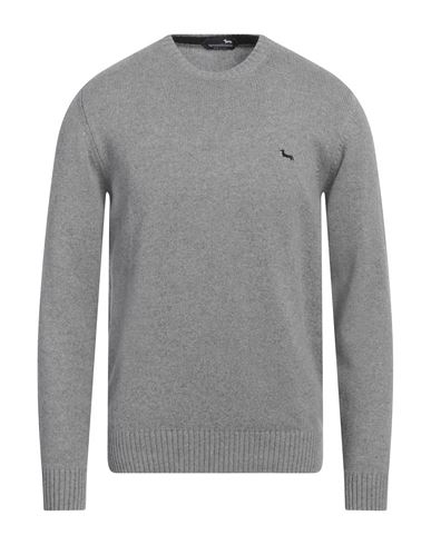 HARMONT & BLAINE HARMONT & BLAINE MAN SWEATER GREY SIZE 3XL WOOL, VISCOSE, POLYAMIDE, CASHMERE 
