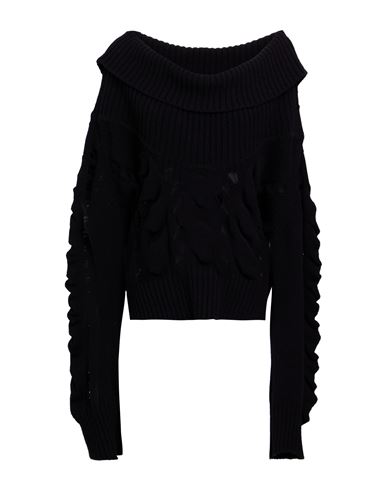 Blumarine Woman Sweater Black Size 6 Wool