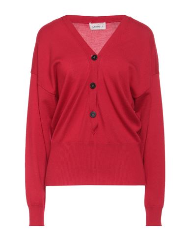 Meimeij Woman Sweater Red Size 4 Wool In Red