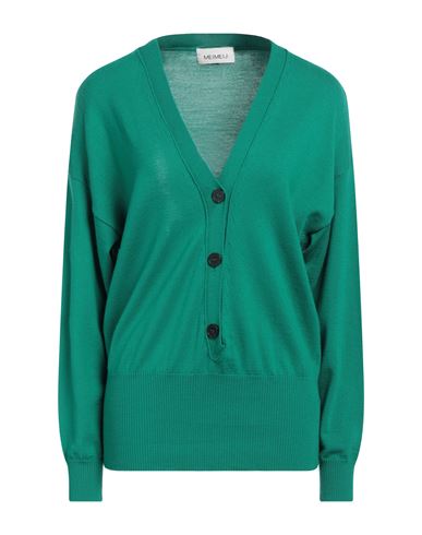 Meimeij Woman Sweater Green Size 4 Wool In Green