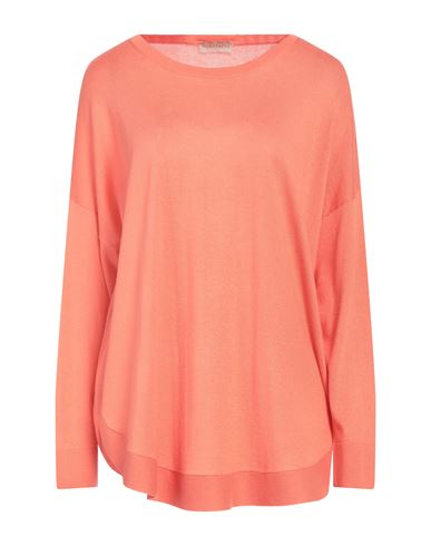 Purotatto Woman Sweater Salmon Pink Size 8 Silk, Cashmere