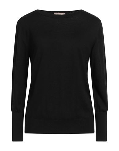 Purotatto Woman Sweater Black Size 8 Silk, Cashmere