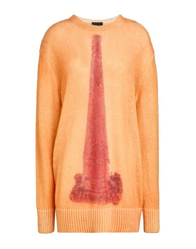 Givenchy Woman Sweater Orange Size L Mohair Wool, Polyamide, Wool