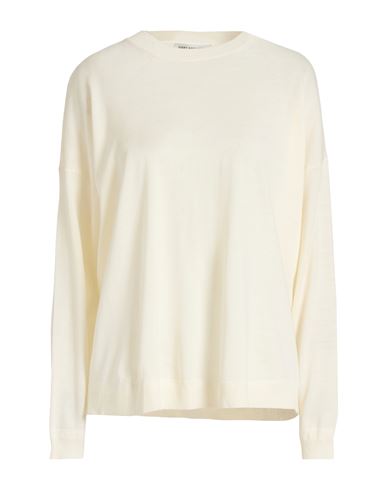 Goes Botanical Woman Sweater Cream Size 4 Merino Wool In White