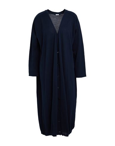 MALO MALO WOMAN CARDIGAN MIDNIGHT BLUE SIZE M COTTON 