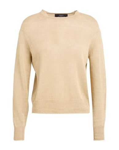 Weekend Max Mara Woman Sweater Sand Size L Linen In Beige
