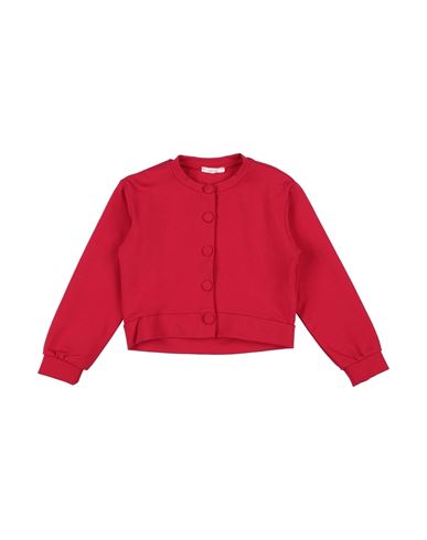 U+é Toddler Girl Cardigan Red Size 6 Viscose, Polyamide, Elastane In Red